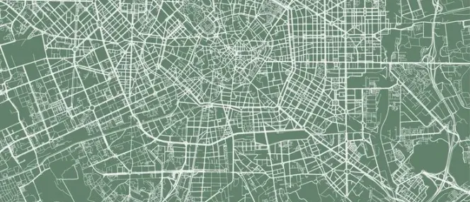 Illustrazione mappa Milano